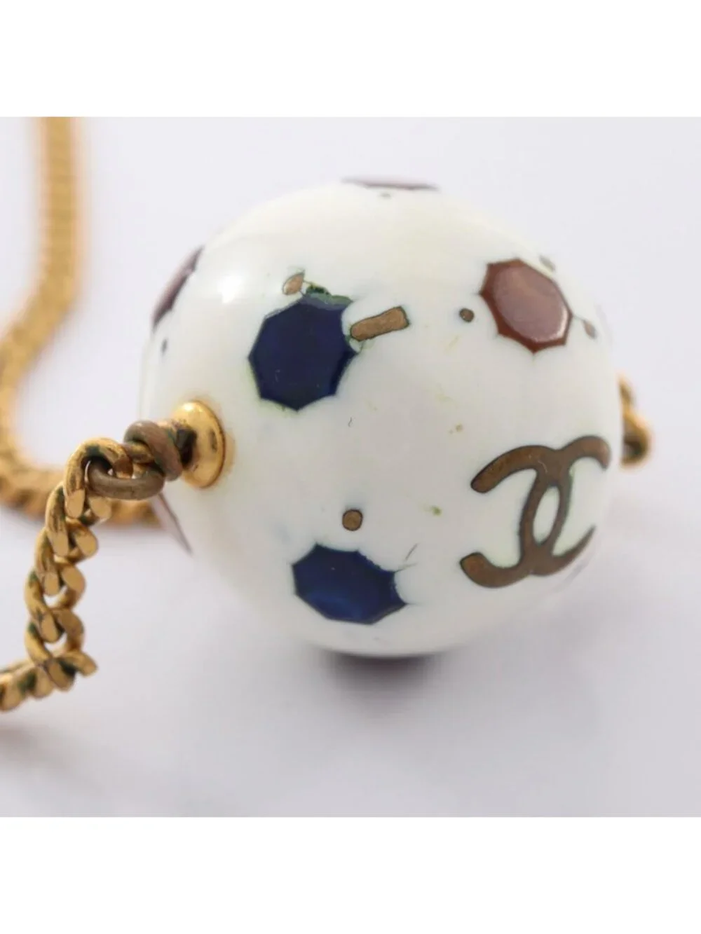 Chanel Necklace CC Logo Ball